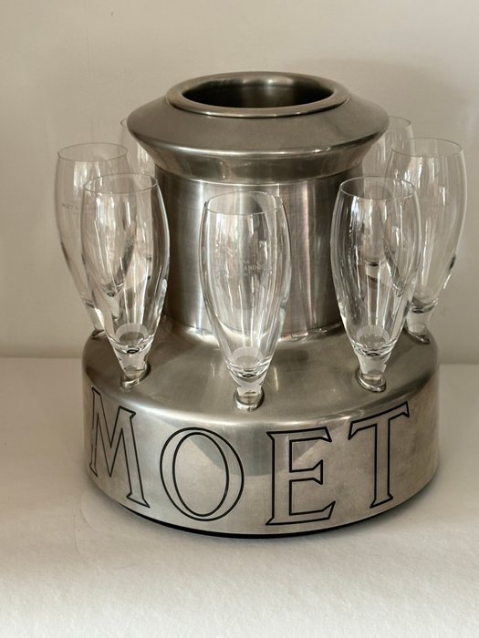 Moët  Chandon - Champagne køler - Glas, Metal