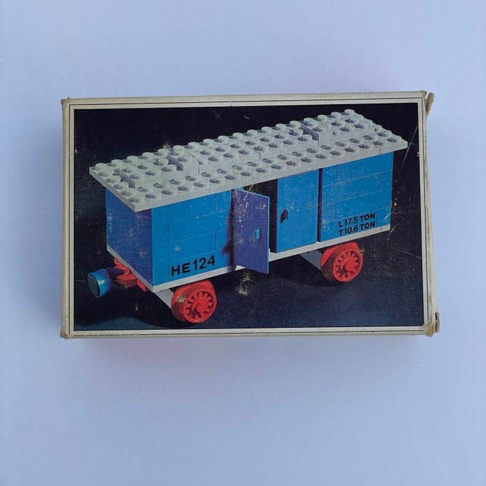 Lego - lego 124 Goods Wagon met doos uit 1969 !