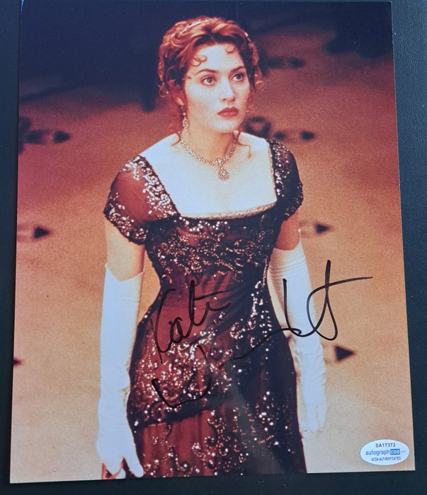 Titanic - Kate Winslet (Rose) - Signed in Person - with Autograph COA - No Reserve!