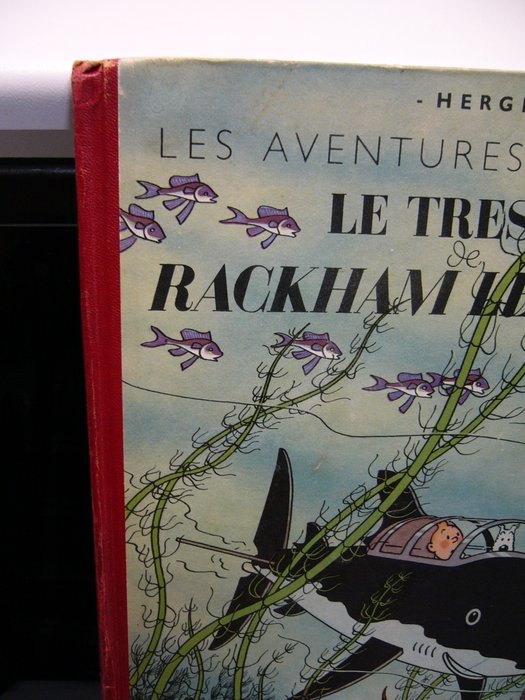 Tintin T12 - Le Trésor de Rackham le Rouge - B2 - C - 1 Album - Genoptryk - 1948