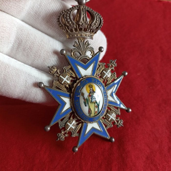 Serbien - Belønning - Order of St.Sava Commander Cross (lll Class)