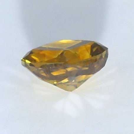 1 pcs Diamant  (Natur)  - 0.55 ct - Pude - SI1 - International Gemological Institute (IGI) - Fancy brun gul diamant