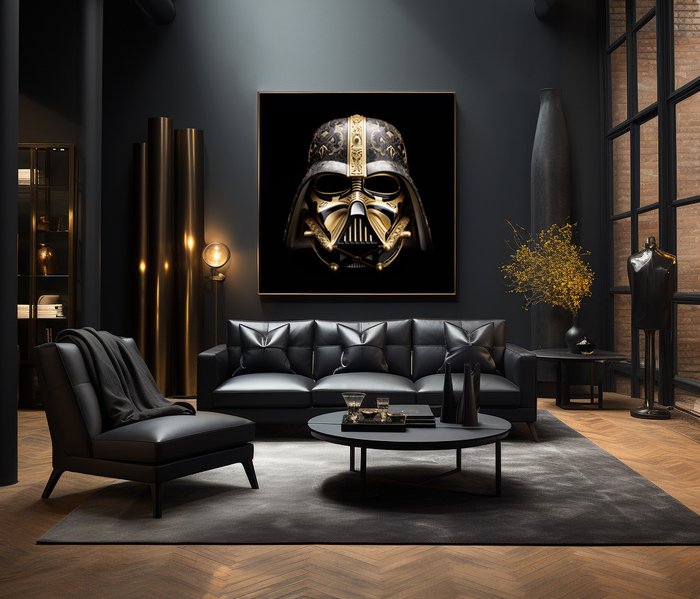 Artxlife - Darth Vader's Porcelain Mask [Black  Gold Edition]