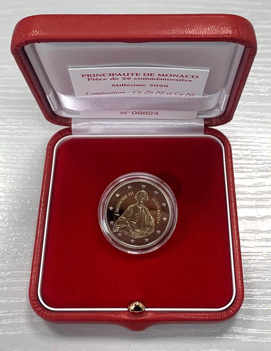 Monaco 2 Euro 2020 "Honoré III" Proof