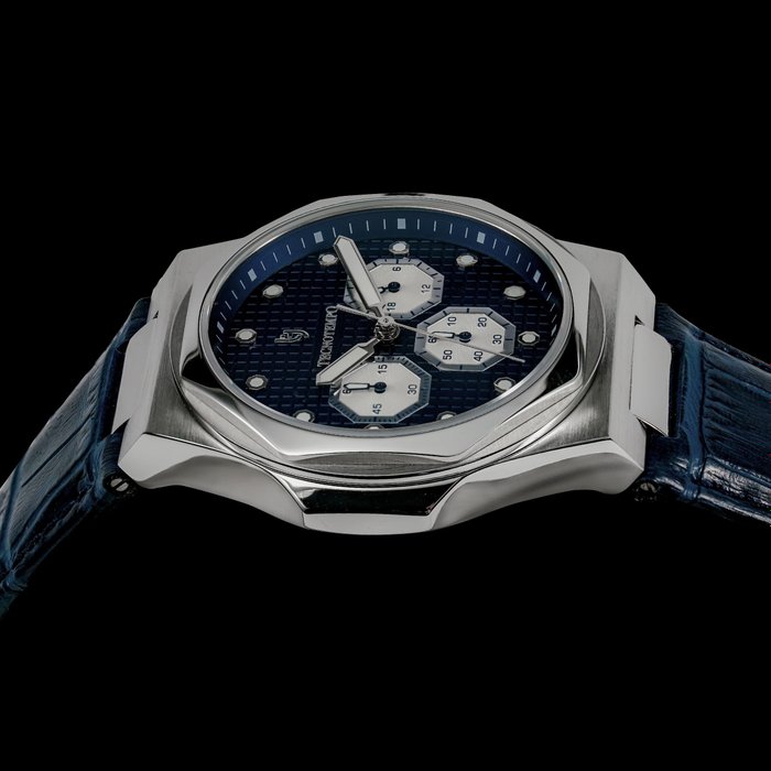 Tecnotempo - Chronograph "Ocatogon" - Blue dial - - TT.OCT.BL - Mænd - 2011-nu