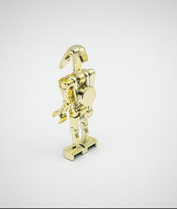 Lego - Star Wars - Chrome Gold Plated Robot Droid Roger Star Wars New!! - Danmark