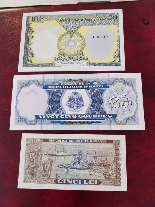 Verden. - 13 banknotes - various dates  (Ingen mindstepris)