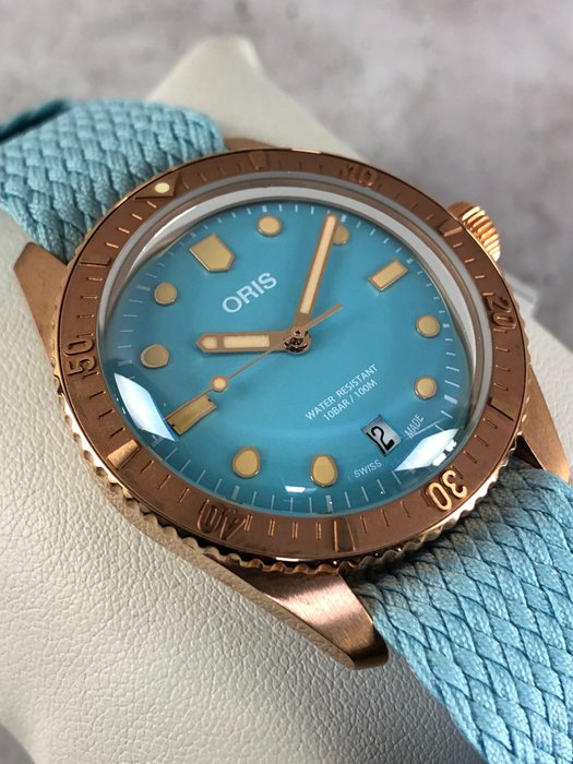 Oris - Divers Sixty-Five Cotton Candy Bronze Automatic - 01 733 7771 3155-07 3 19 02BRS - Unisex - 2011-nu