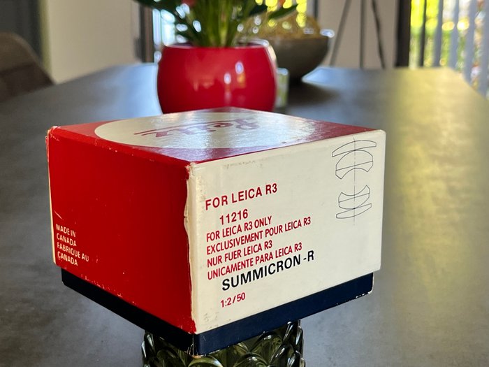 Leica Boxed Summicron-R 50mm/2.0 ( for Leica R only ) made in Canada ( 2912488 ) Kameralinse