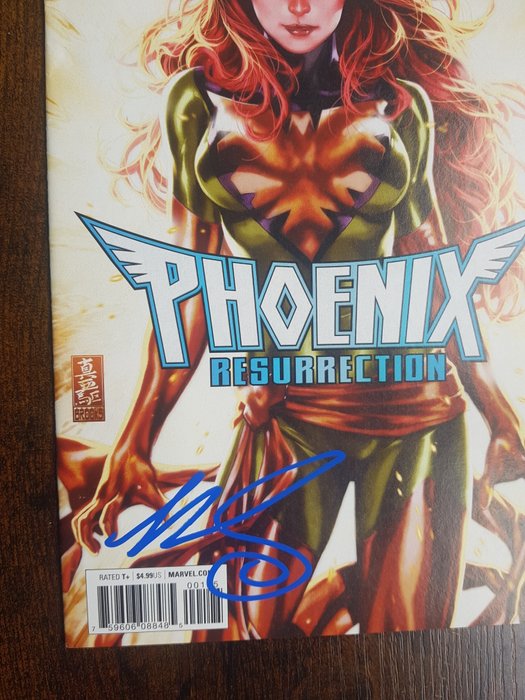 Phoenix Resurrection #1 " Mark Brooks Exclusive Variant" - Signed by artist Mark Brooks - 1 Signed comic