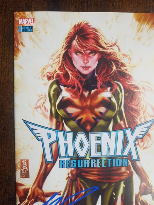 Phoenix Resurrection #1 " Mark Brooks Exclusive Variant" - Signed by artist Mark Brooks - 1 Signed comic