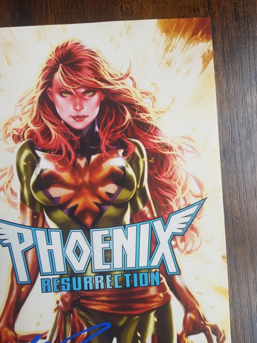 Phoenix Resurrection #1 " Mark Brooks Exclusive Variant" - Signed by artist Mark Brooks - 1 Signed comic