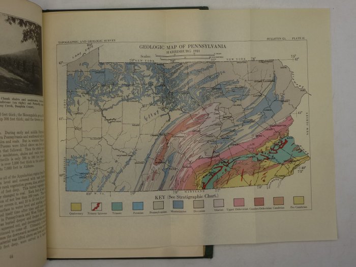 Several - 5 vols : Scenery of Pennsylvania; Glacial deposits in Pennsylvania; Geology and Mineral Resources - 1931-1934