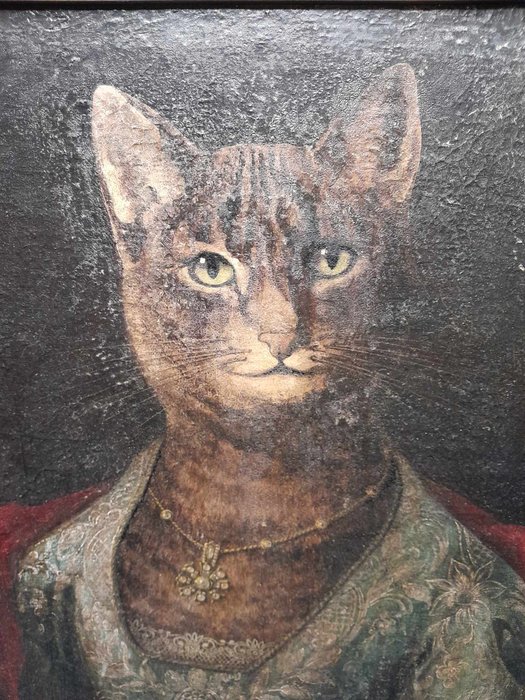 André J Hallet (1890-1959) - Chat