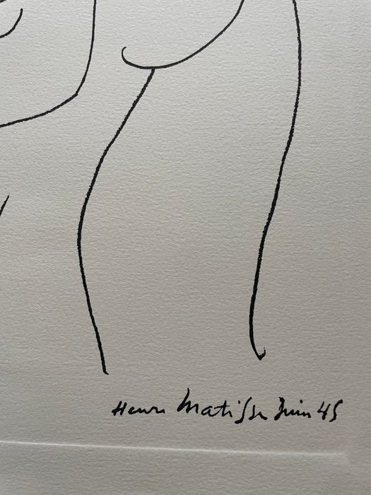 Henri Matisse (1869-1954) - Grande téte de femme 1945