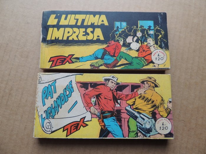 Tex nn. 69 e 72 - Raccoltina serie rossa - 2 Comic - Første udgave - 1961/1962