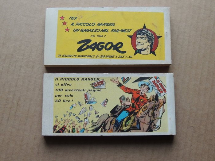 Tex nn. 69 e 72 - Raccoltina serie rossa - 2 Comic - Første udgave - 1961/1962