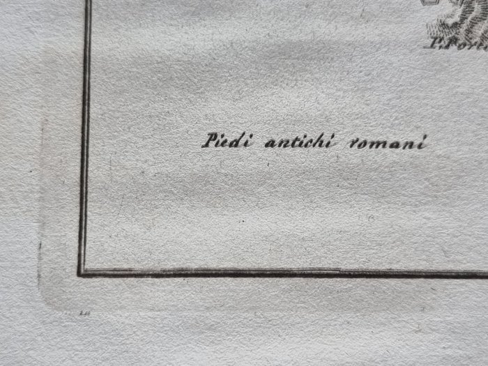 Italien - Rom; Antonio Nibby (1792 - 1839) - Pianta delle Vestigie di Roma Antica - 1821-1850