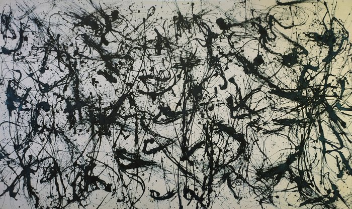 Jackson Pollock (1912-1956) (after) - "Number 32, 1950" - (70x90cm)