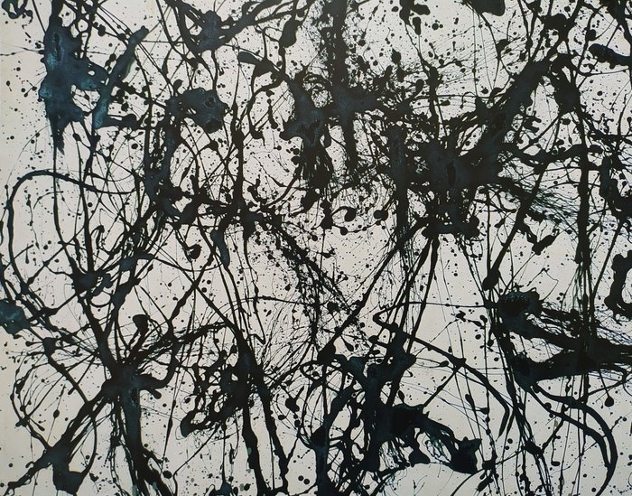 Jackson Pollock (1912-1956) (after) - "Number 32, 1950" - (70x90cm)