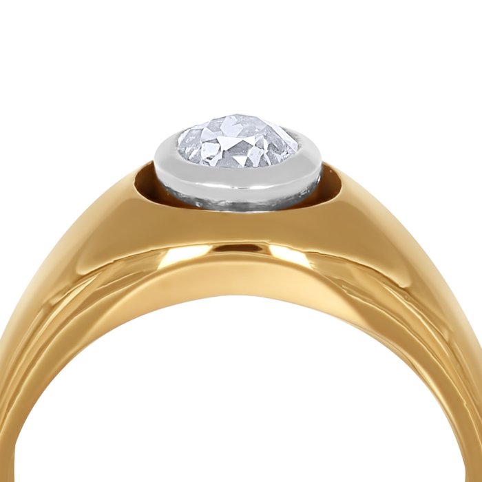 Ring - 18 kraat Gulguld, Hvidguld -  0.33ct. tw. Diamant (Natur)