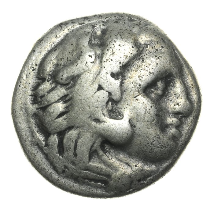 Konger af Makedonien Alexander III (336-323 fKr) Drachm Under Antigonos I Monophthalmos Early posthumous issue of Kolophon mint ca 310-301 BC  (Ingen mindstepris)