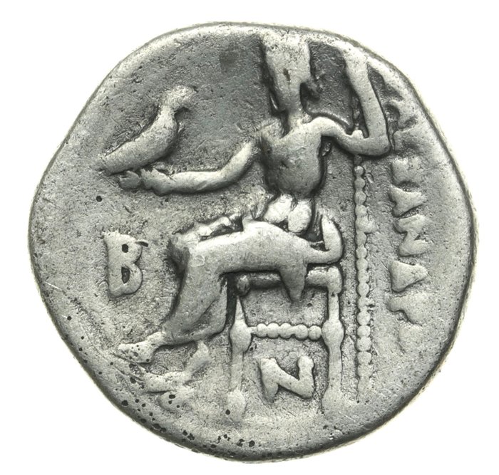 Konger af Makedonien Alexander III (336-323 fKr) Drachm Under Antigonos I Monophthalmos Early posthumous issue of Kolophon mint ca 310-301 BC  (Ingen mindstepris)