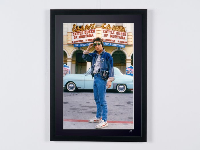 Tilbage til fremtiden, - Marty McFly (Michael J. Fox) - Fine Art Photography - Luxury Wooden Framed 70X50 cm - Limited Edition Nr 03 of 30 - Serial ID 19132 - Original Certificate (COA), Hologram Logo Editor and QR Code