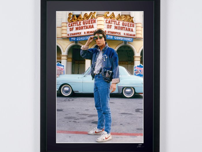 Tilbage til fremtiden, - Marty McFly (Michael J. Fox) - Fine Art Photography - Luxury Wooden Framed 70X50 cm - Limited Edition Nr 03 of 30 - Serial ID 19132 - Original Certificate (COA), Hologram Logo Editor and QR Code