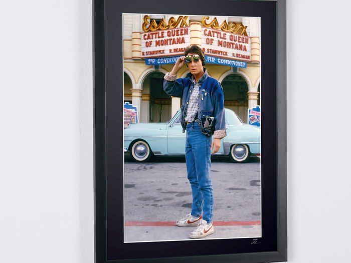 Tilbage til fremtiden, - Marty McFly (Michael J. Fox) - Fine Art Photography - Luxury Wooden Framed 70X50 cm - Limited Edition Nr 03 of 30 - Serial ID 19132 - Original Certificate (COA), Hologram Logo Editor and QR Code