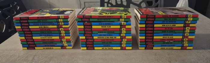 Diabolik nn 1/12 - nn 1/12 - nn 1/12 complete - anno LII - LIII - LIV - 36 Comic - Første udgave