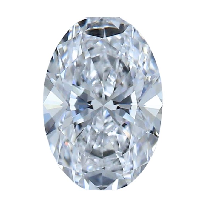 1 pcs Diamant  (Natur)  - 0.52 ct - Oval - D (farveløs) - VVS1 - Gemological Institute of America (GIA)