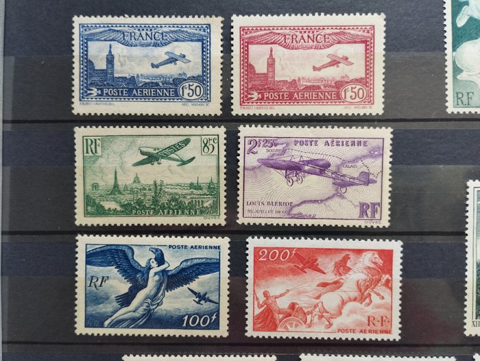 Frankrig 1930/1959 - Fantastisk luftpost sæt - Yvert PA N° 5 / 37 MNH