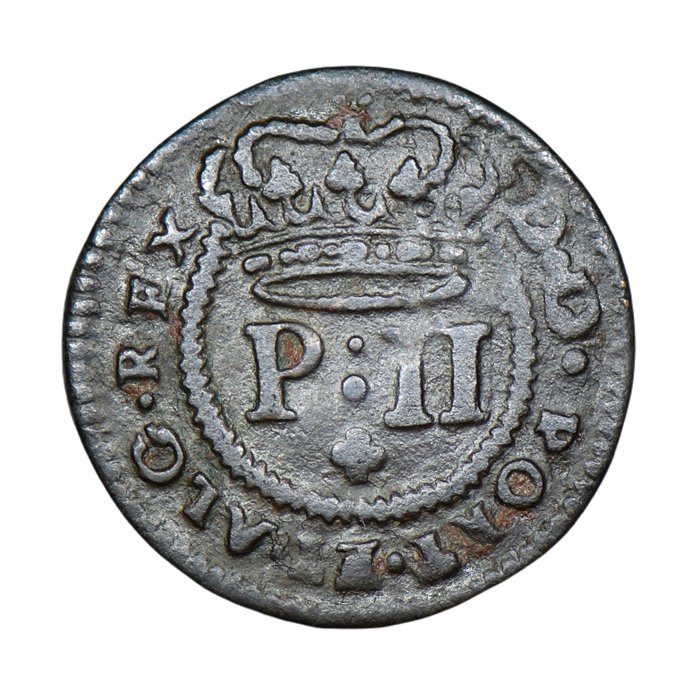 Portugal. D. Pedro II (1683-1706). 1 ½ real 1699 - Escassa  (Ingen mindstepris)