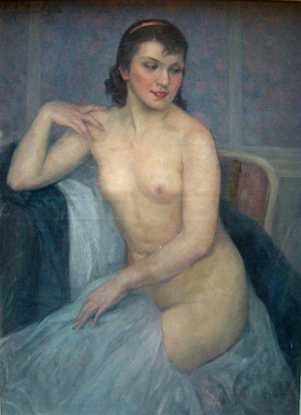 Léonie Humbert-Vignot (1878-1960) - The seated nude