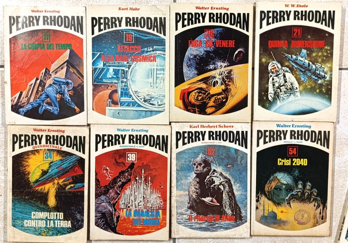 Fantascienza - Perry Rhodan lotto 18x dal n°10 al n°66 - 1977-1981