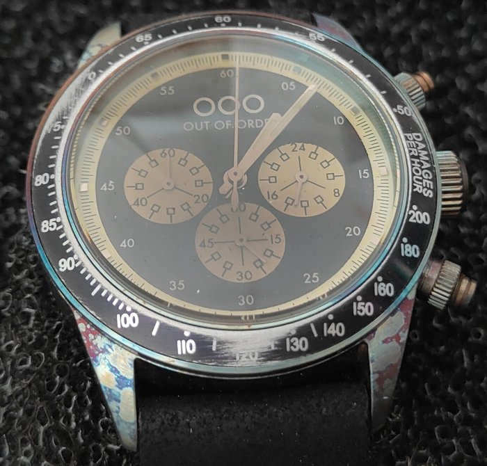 Out Of Order OOO - Chronograph Damaged In Italia - Ingen mindstepris - Mænd - 2011-nu