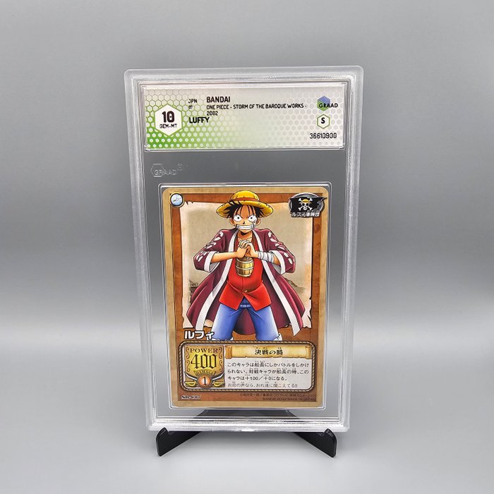 2002! Luffy (Hyper Rare) Vintage Gem Mint Graded card - Graad 10