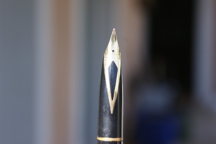 RARE stylo plume 14 kts SHEAFFER TARGA en argent massif - Fyldepen