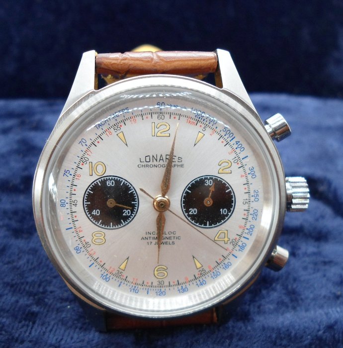 LONARES - Ländern 248 - Oversize  - Chronograph - 60s - Ingen mindstepris - Mænd - 1960-1969