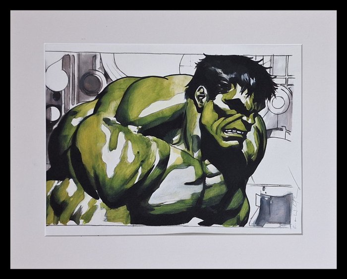 Emma Wildfang - Original Artwork HULK - watercolor edition