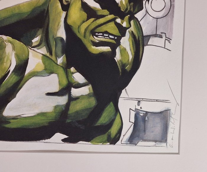 Emma Wildfang - Original Artwork HULK - watercolor edition