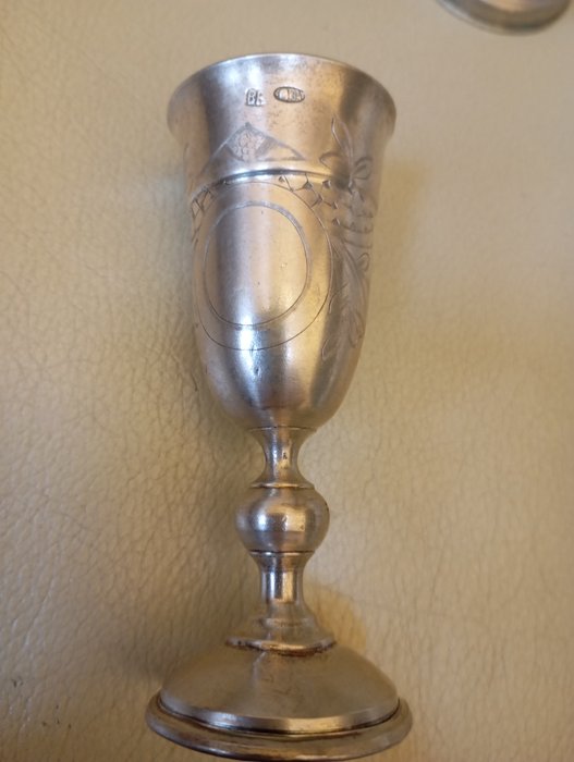 Kiddush kop (3) - .875 (84 zolotnik) sølv - Judaica briller