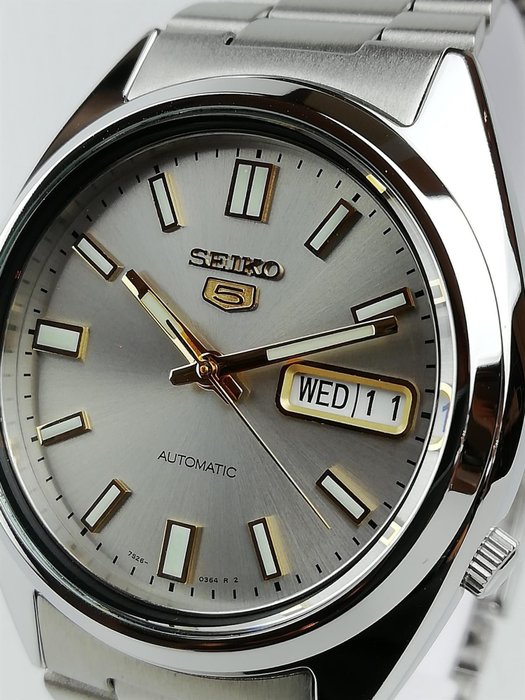 Seiko - Seiko 5 - Ingen mindstepris - Mænd - Automatisk, Dagsdato