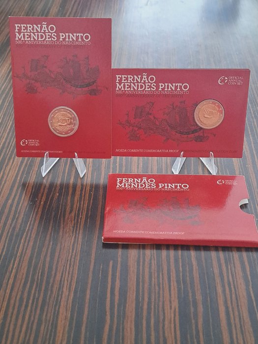 Portugal. 2 Euro 2011 BY + Proof (2moedas)  (Ingen mindstepris)