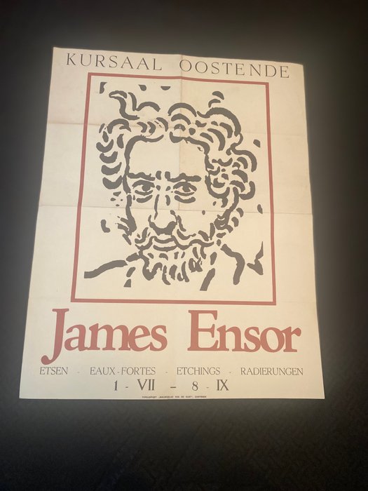 Museum posters - James Ensor Kursaal Oostende 1974 - jaren 1970 - 1970‹erne