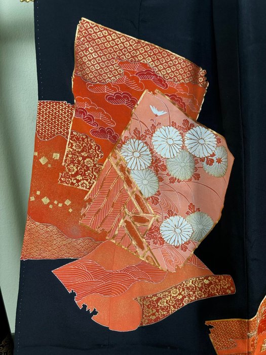 Kimono - Silke - Japan  (Ingen mindstepris)