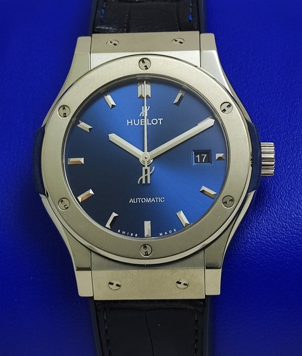 Hublot - Classic Fusion Titanium Blue - 542.NX.7170.RX - Mænd - 2020+