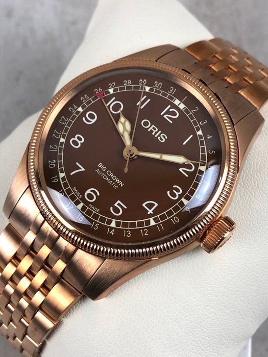 Oris - Big Crown Pointer Date Bronze Automatic - 01 754 7741 3166-07 8 20 01 - Mænd - 2011-nu