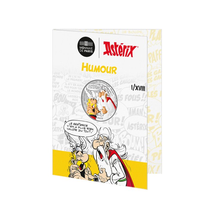 Frankrig. 10 Euro 2022 Asterix - Humour  (Ingen mindstepris)